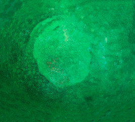 green geological natural crystal stone aquamarine