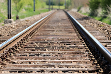 Les rails du train