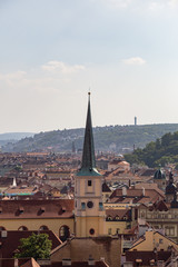 Fototapeta premium Blick über die Dächer von Prag