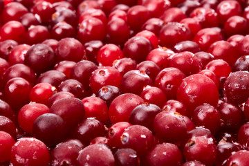 Frozen cranberries
