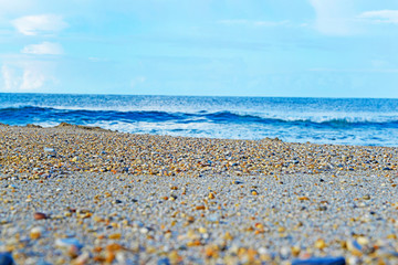 Panorama dalla spiaggia.
