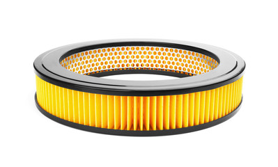 Auto air filter isolated