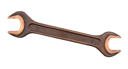 Wrench isolated on white