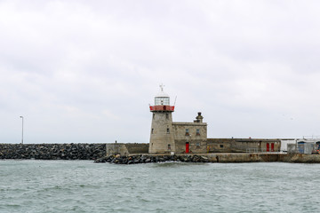 Lighthouse in the harbor