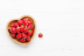 Ripe strawberries