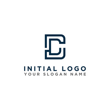 logo design inspiration for companies from the initial letters of the DC logo icon. -Vector