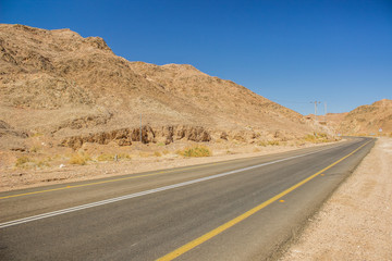 desert country side lonely empty car road 