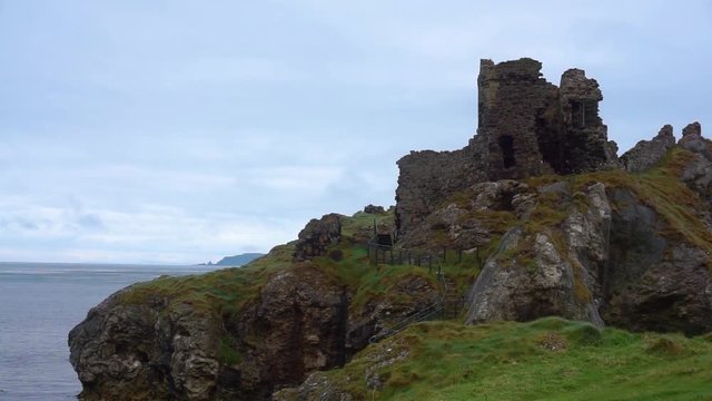 Kinbane Castle Atlantic Ocean Co. Antrim, Northern Ireland