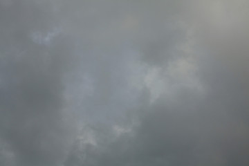 The background of thunderclouds. Stormy, gray, lead sky before the rain and rainstorm
