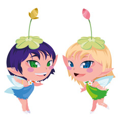 beautiful magic fairies characters