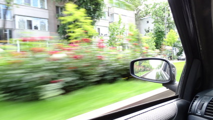 Moving picture from car