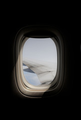 Ausblick aus dem Flugzeug