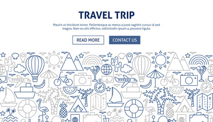 Travel Trip Banner Design