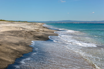Beautiful Beach And Incredible Sea In Pomorie, Bulgaria.