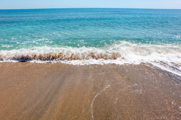Beautiful Beach And Incredible Sea In Pomorie, Bulgaria.