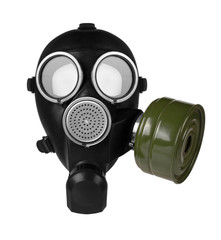 Gas mask isolated on white
