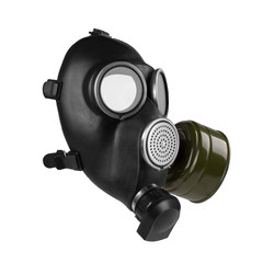 Gas mask isolated on white