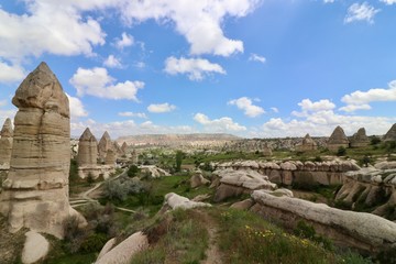 Fototapeta na wymiar Cappadocia Love Valley, Turkey.