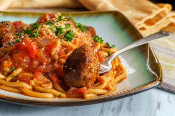 Spaghetti and Meatballs