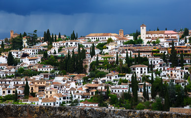 Fototapeta na wymiar Old part of Granada