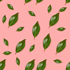 Seamless Tropical Jungle Leaves Pattern background