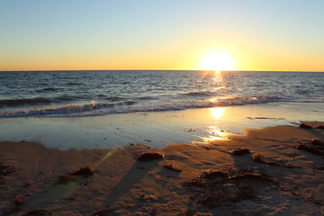 Sunset in Adelaide Beach, Australia