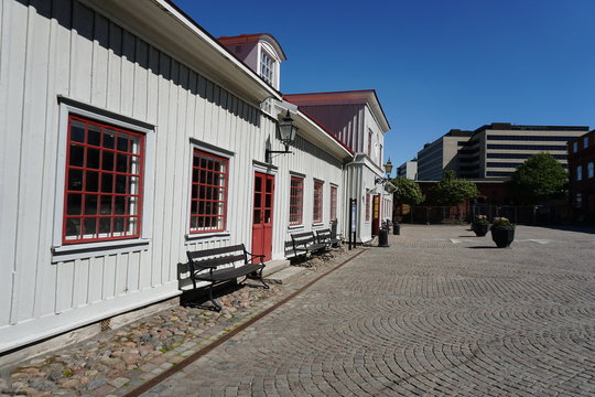 old house , Match Museum in Jonkoping , Sweden