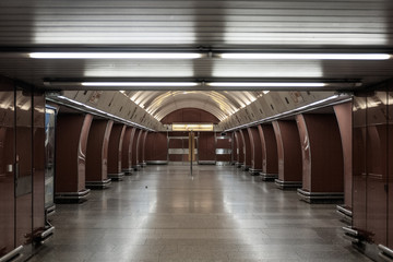 Metro Station Krizikova zu Prag