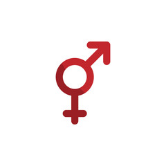 World pride day, genderscolor icon. Element of stop homophobia color icon