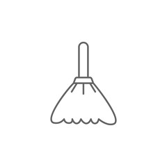 history, duster, paleontology outline icon