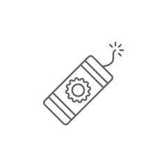 Diwali, firecracker, event icon. Element of Diwali icon. Thin line icon for website design and development, app development. Premium icon