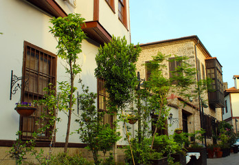 Antalya city old town kaleici streets view