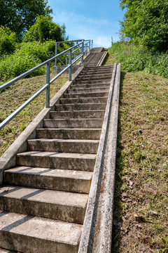 Fahrradschiene Treppe