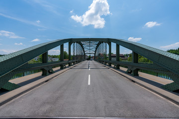 Brücke über Traun in Lambach Oberösterreich