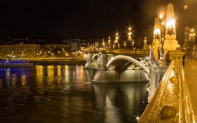 Margaret Bridge in Budapest - Hungary