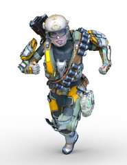 Fototapeta premium サイバーウーマン