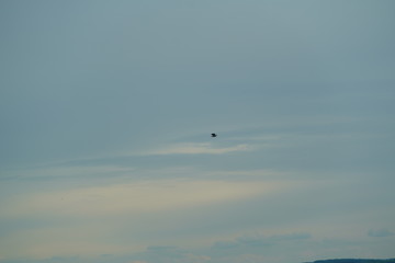 flying in the sky