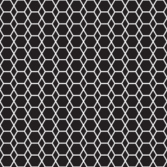 Seamless geometric line pattern background in black and white.