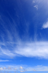 Obraz premium 沖縄上空のさわやかな空