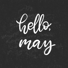 Handwritten name of month for calendar