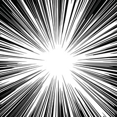 Background exploding with flashing light