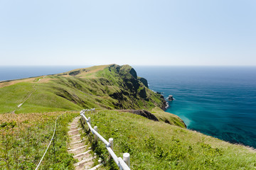 日本・5月の北海道礼文島