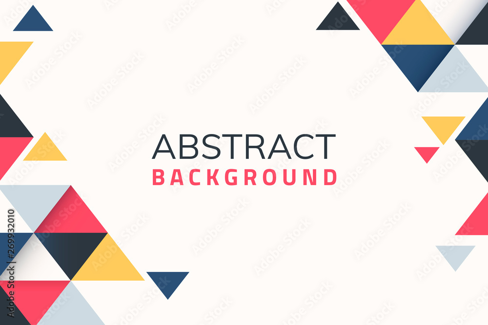 Canvas Prints geometrical abstract background