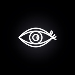 eye, plastic surgery neon icon. Elements of plastic surgery set. Simple icon for websites, web design, mobile app, info graphics