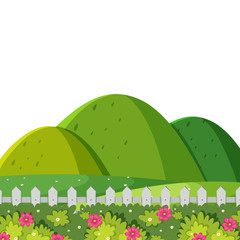 Fototapeta premium A rural game template