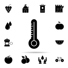 Thermometer, cold, hot icon. Universal set of ecology for website design and development, app development