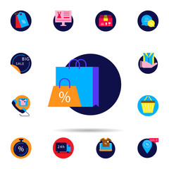 Discount, shopping icon. Universal set of discount for website design and development, app development
