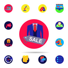 Discount, shop icon. Universal set of discount for website design and development, app development