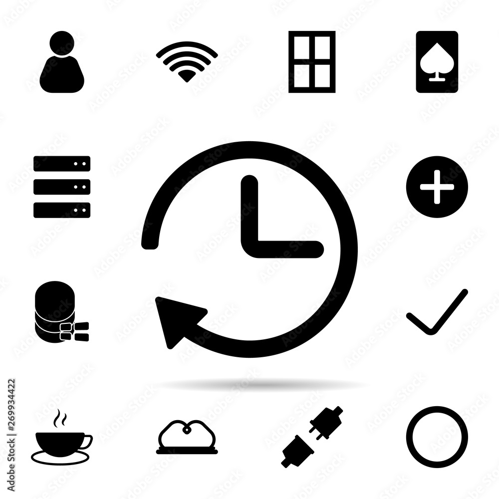 Poster update icon. universal set of web for website design and development, app development