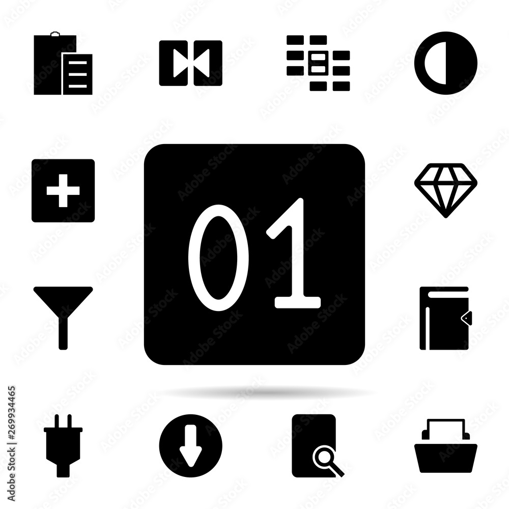 Poster calendar icon. universal set of web for website design and development, app development